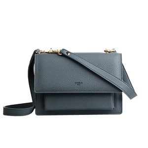 Angela Roi Eloise Satchel - Stone Blue